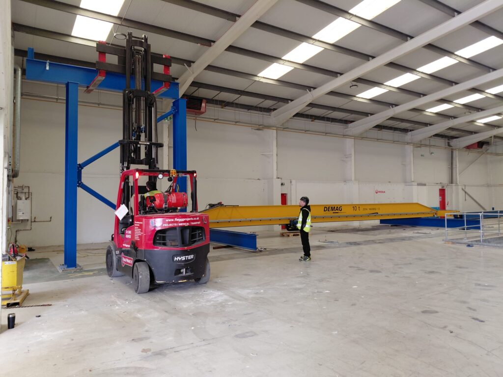 AIS Flegg projects forklift decommissioning mahines